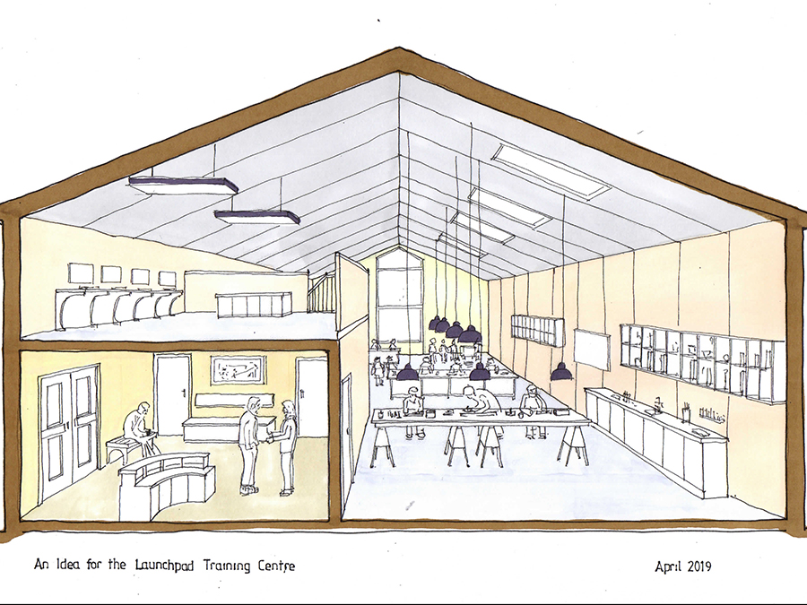 work and life skills centre plans