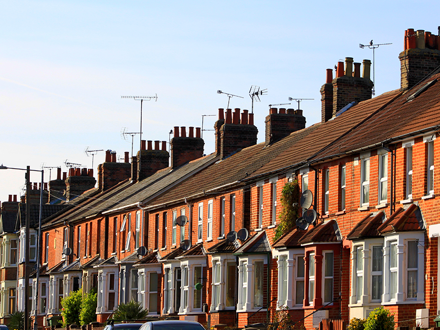 Houses on a street