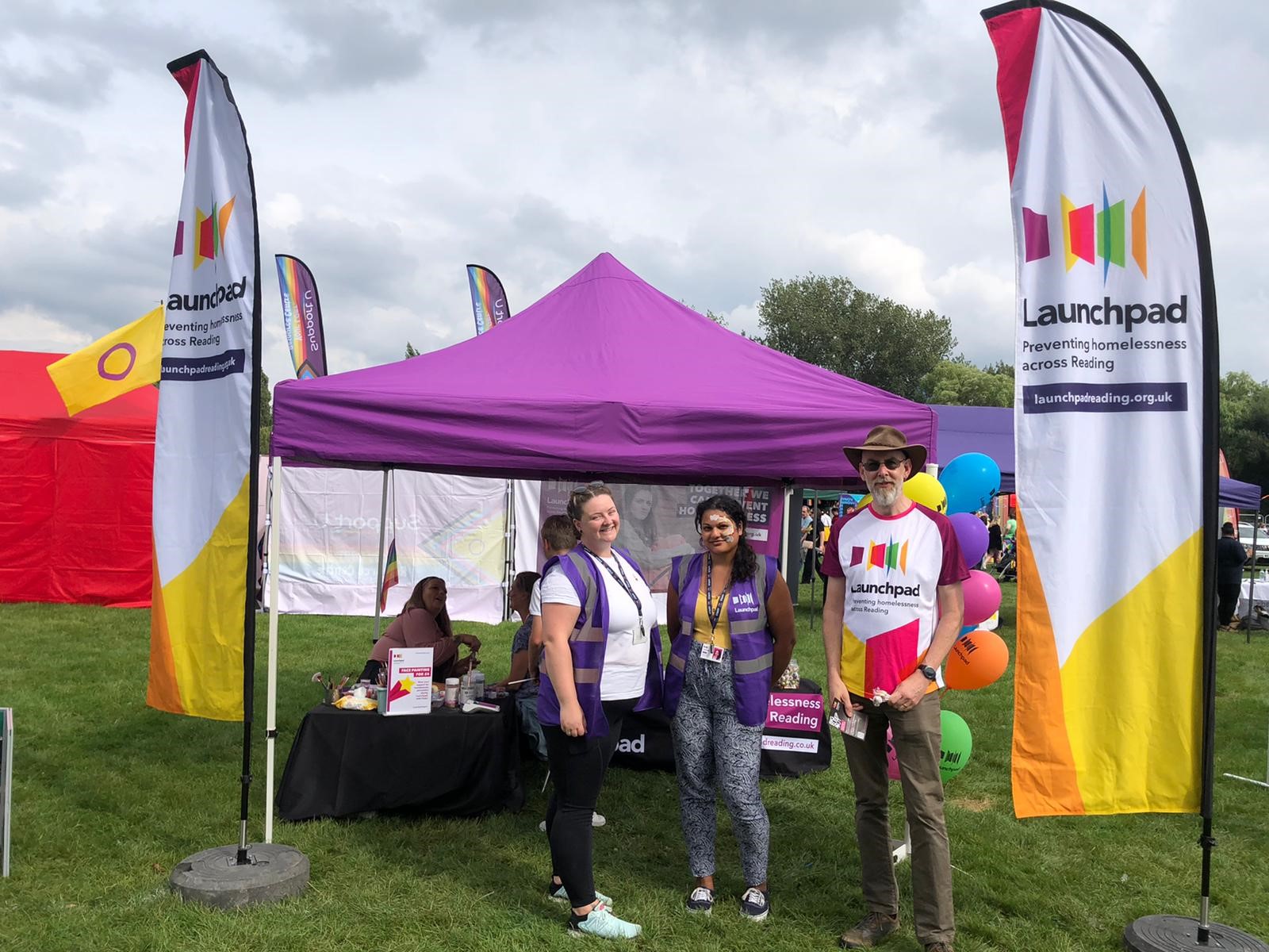 Launchpad stand at Pride