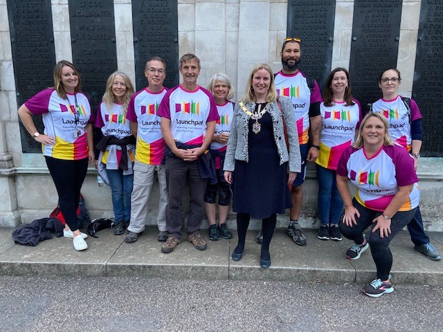 Walkers in Reading legal walk