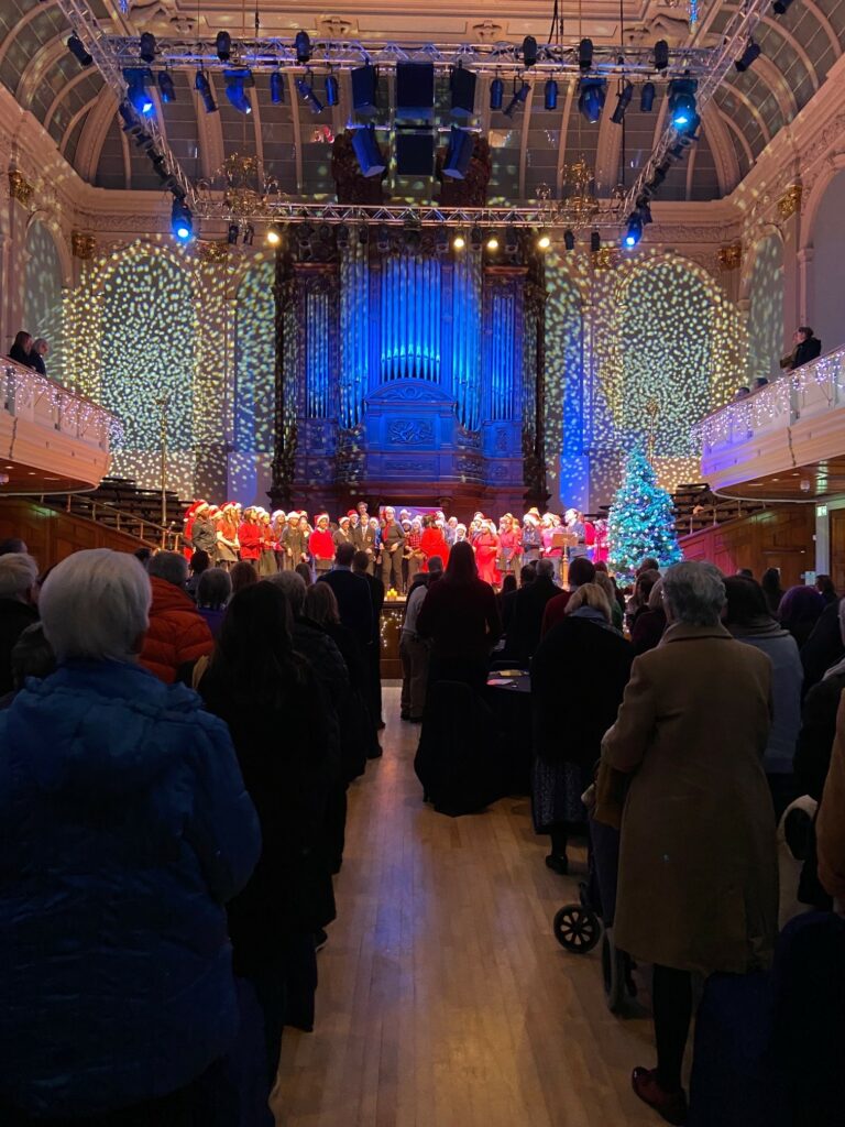 Choir at Carols by Candlelight