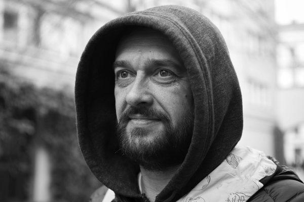 Man in a good with beard