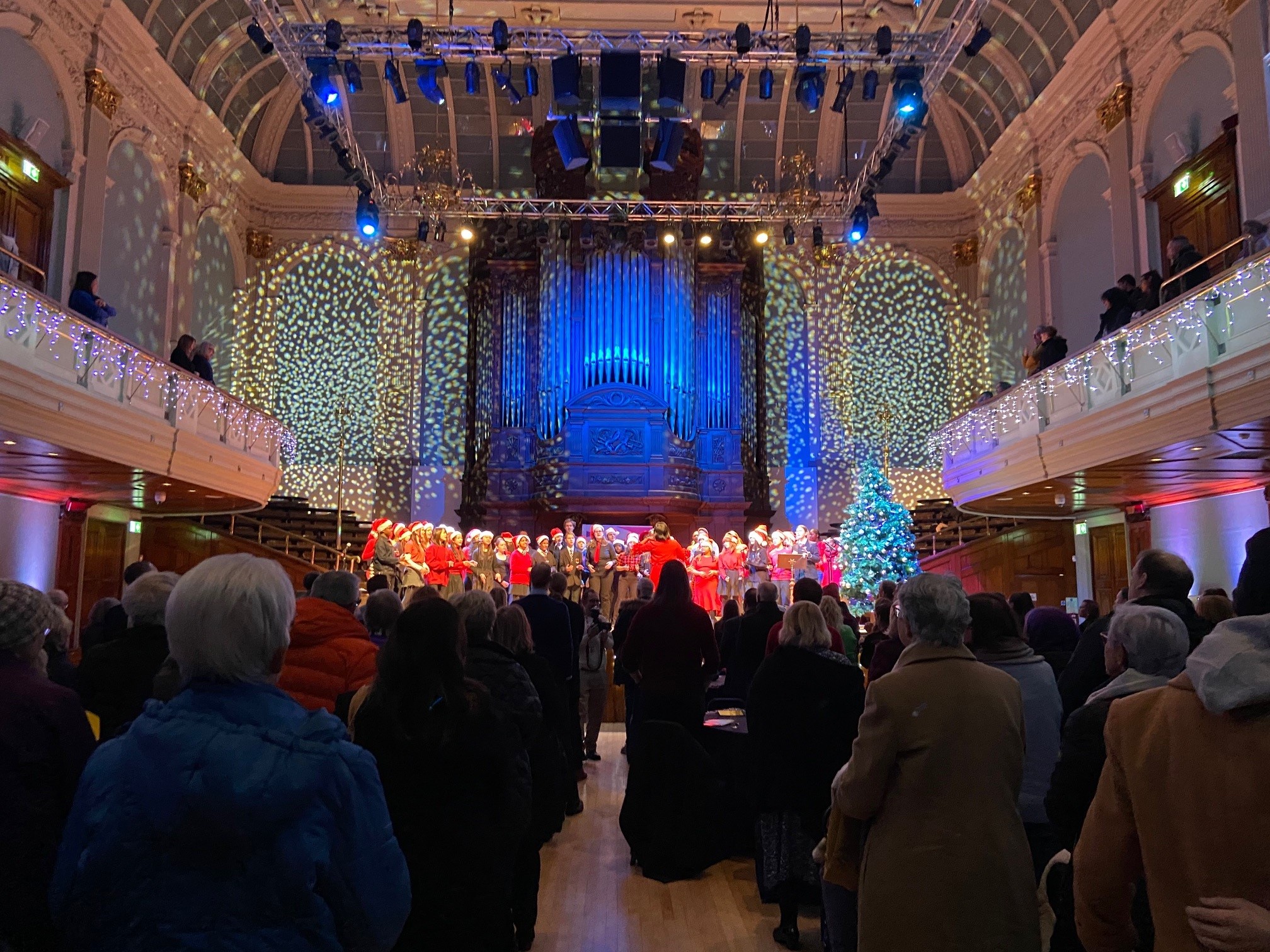 Choir at Carols by Candlelight