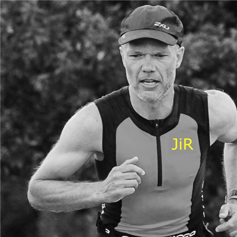 Photo of Justin running