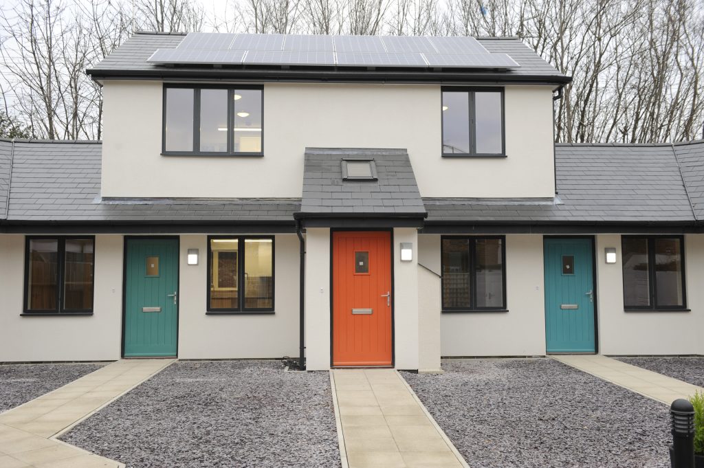 A Launchpad house, used to illustrate the 'how we provide homes' section of the website