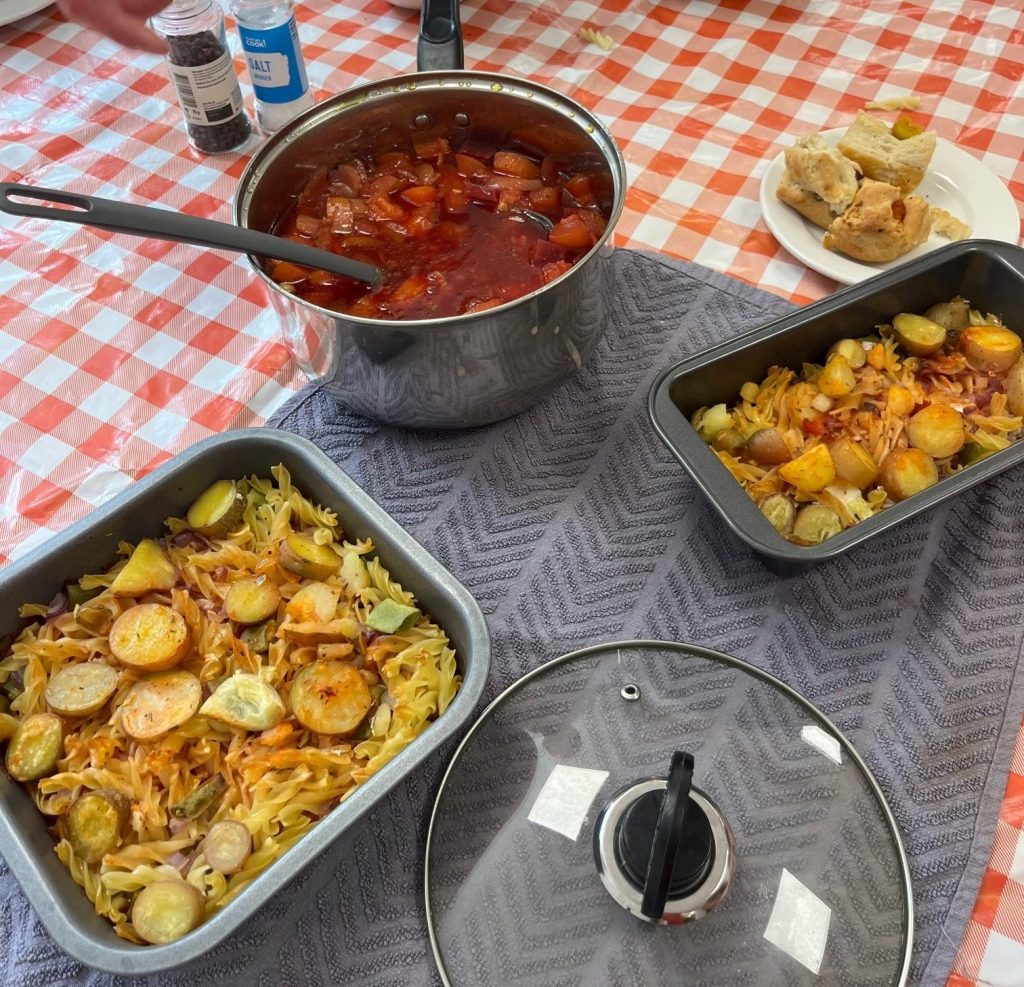 Meal made at Cookery Club