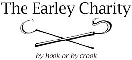 Logo for the Earley Charity featuring a hook and crook