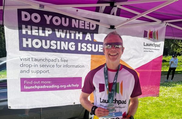 Justin after completing the green Park 10k