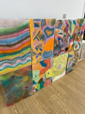 Colourful artwork from 2024 exhibition