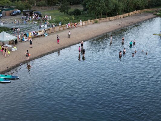 view of the swim
