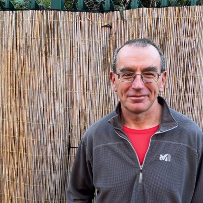 David is a volunteer at our work and life-skills centre.